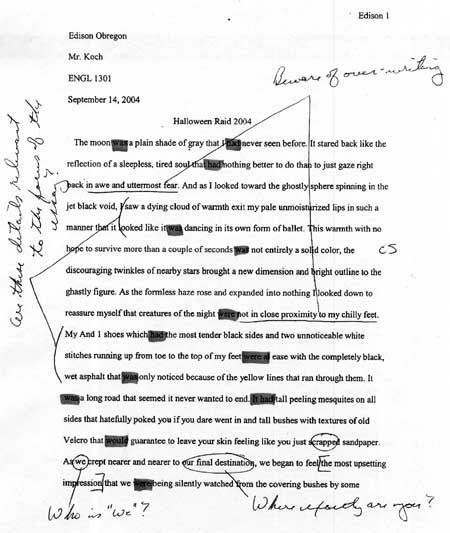 Examples of bad essay papers