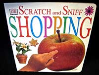 Photo of the scratch and sniff shopping book.